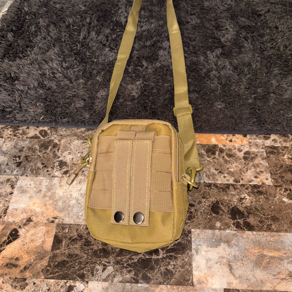 Tactical Tan Crossbody Bag